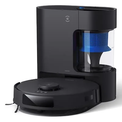 ECOVACS DEEBOT N20 PRO PLUS Schwarz Saug-Wisch-Roboter mit Absaugstation – Produktfoto