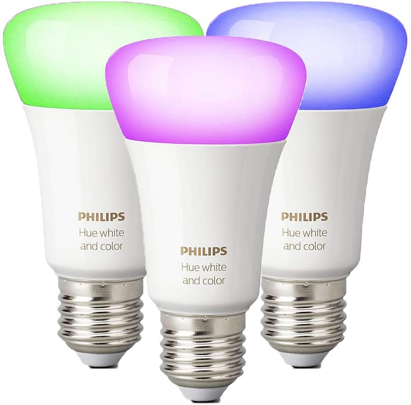 Philips Hue Lampe Hinzufügen Philips Hue White and Color Ambiance E27 LED Lampe Dreierpack