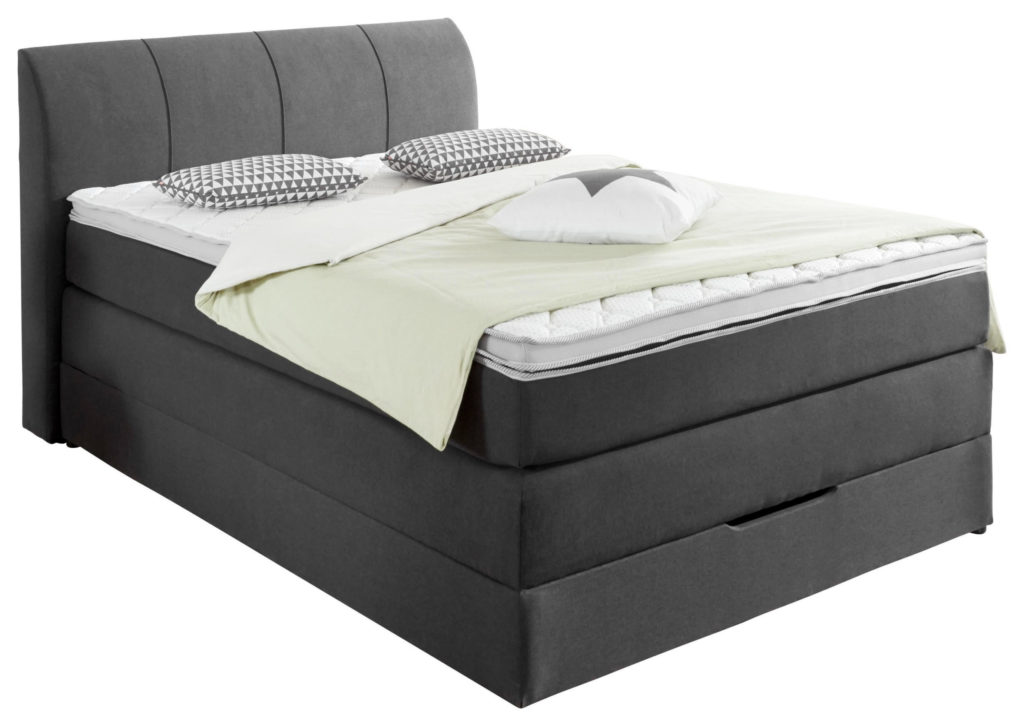 Carryhome BOXSPRINGBETT 140x200 INKL. Matratze, Bettkasten, Topper ...