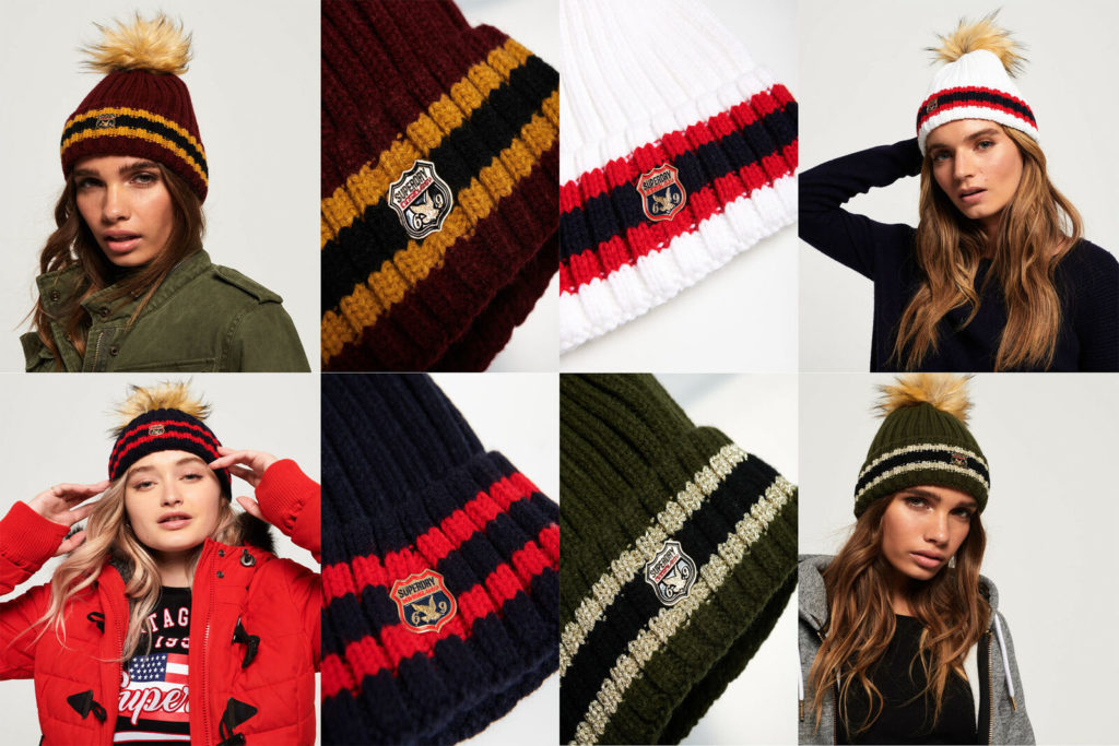 Superdry Damen Aimee Beaniemütze