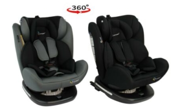 Clamaro Kinderautositz mit Isofix und 360° Drehfunktion