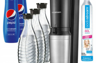 Soda Stream CRYSTAL 2.0 + 3 X Flaschen + 2 X Pepsi